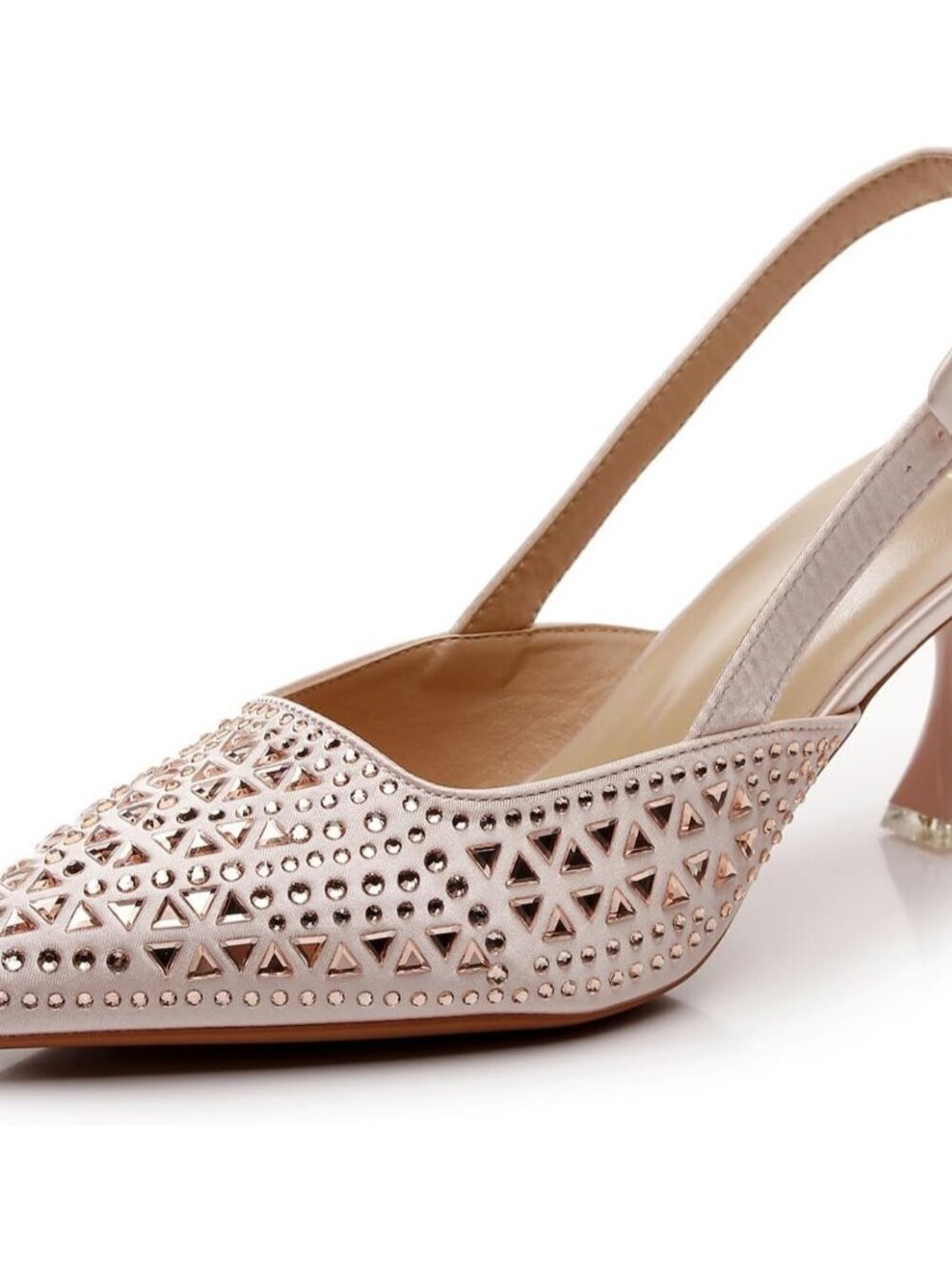 Women's Nude Platform Heel Fabulous Lady Slingback Comfortable Pump Shoe